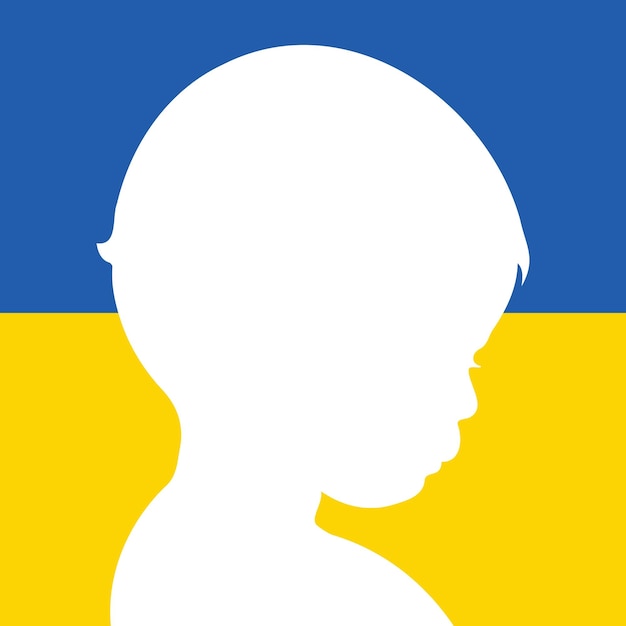 Ukraine enfant triste