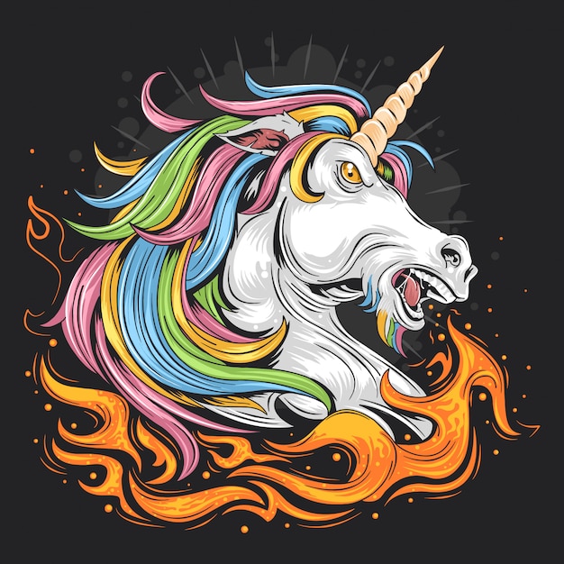 UNICORN FIRE PLEIN COULEUR