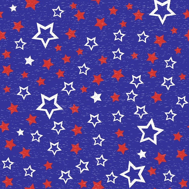 USA Flag Vector Illustration of Stars Grunge Background pour la célébration des vacances du président américain