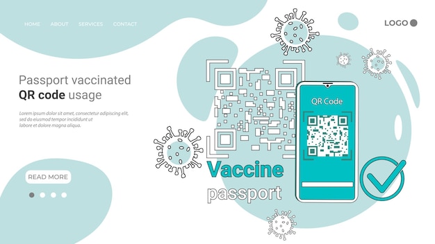 Utilisation D'un Code Qr Avec Vaccination Dans Le Passeport