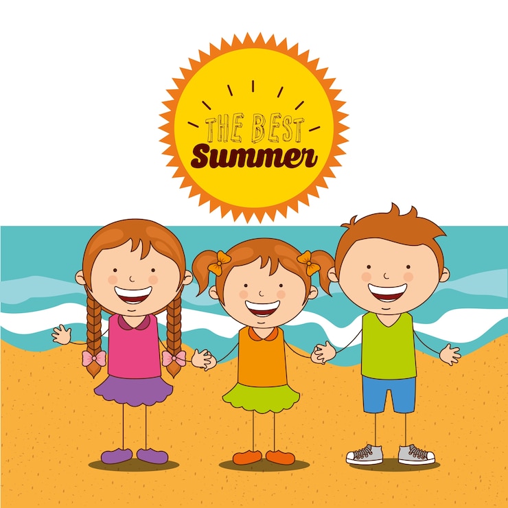 Vecteur vacances d&#39;été