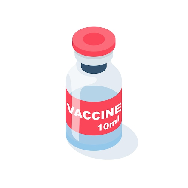 Vaccin En Ampoule Matériel Médical Et Médicaments Médicaments Injectables Antidote Contre La Grippe Illustration Vectorielle Design Plat Isolé Sur Fond Blanc