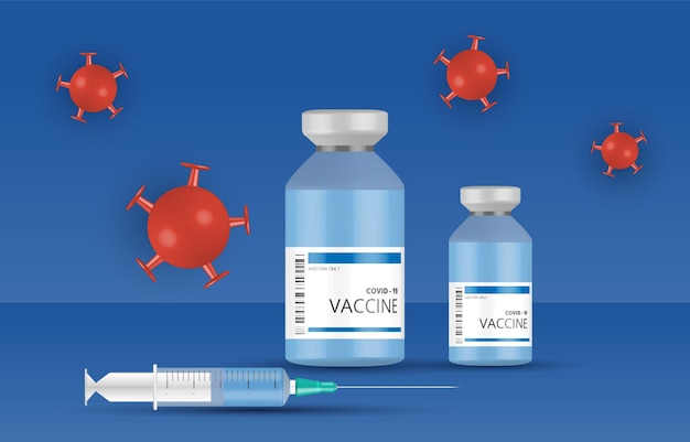 Vaccin Contre Le Coronavirus Et Prévention Des Injections De Seringues, Immunisation Contre Le Coronavirus