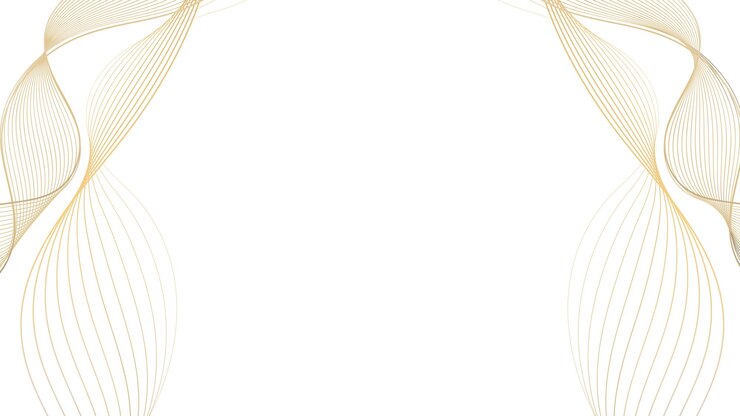Vecteur vague dorée pour le design sur fond blanc