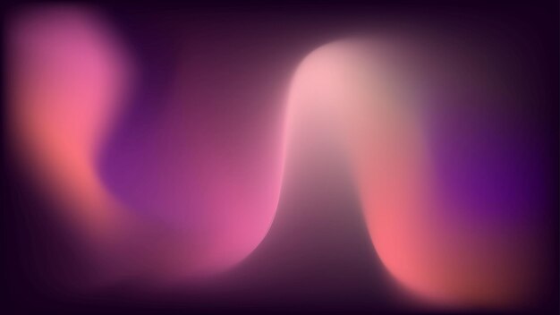 Vague gradiente de lumière et de couleur abstraite