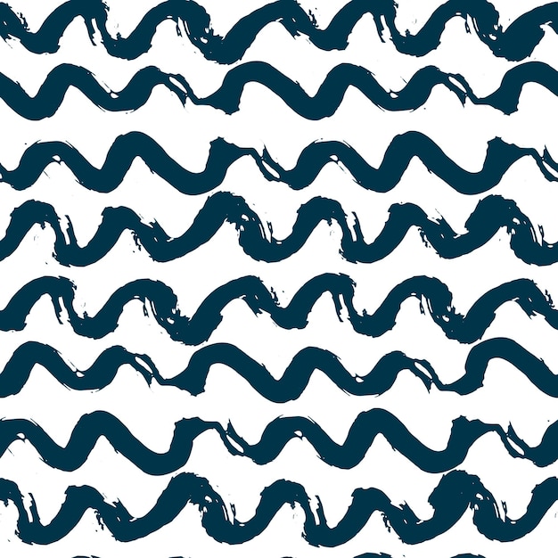Vecteur vagues bleu marine