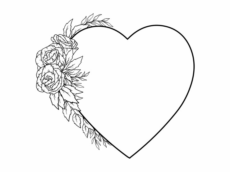 Vecteur valentine à l'arrière-plan avec des arrangements floraux