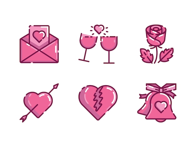 Valentines Icon Set