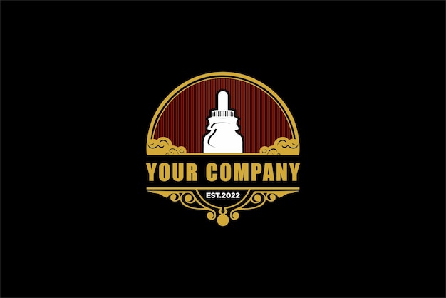 VAPE STORE LOGO DESIGN VINTAGE