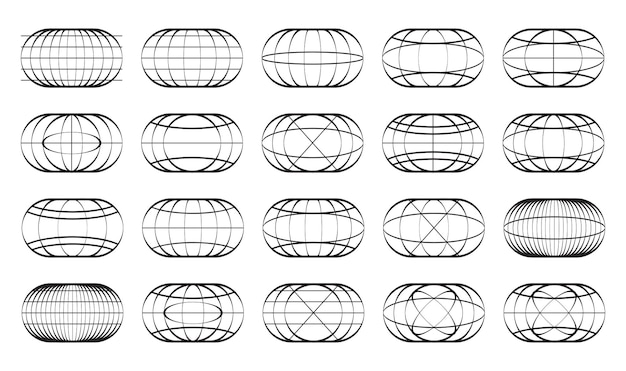 Variantes des ellipsoïdes à charpente métallique
