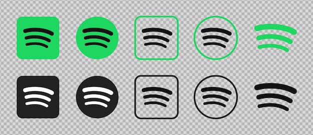 Variations du logo de Spotify