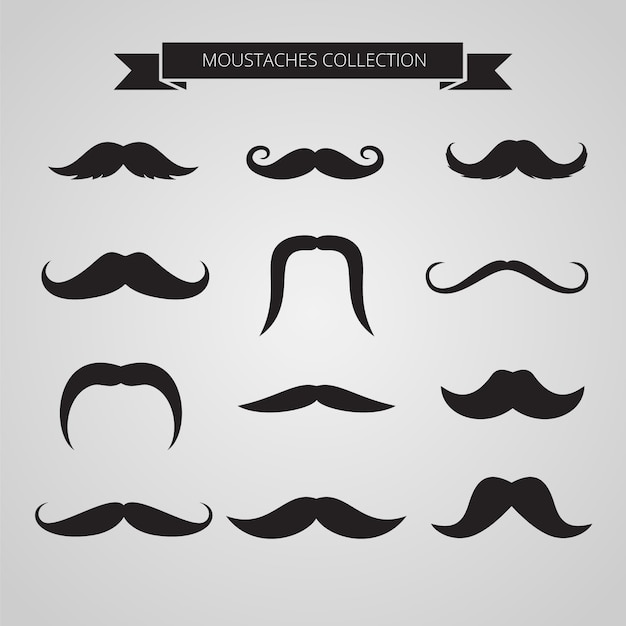 Variété des moustaches de Movember