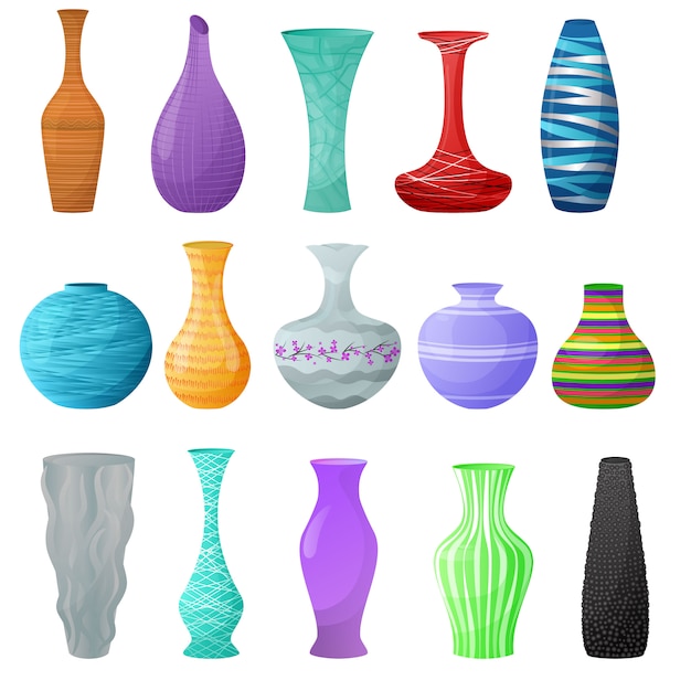 Vase décoratif en céramique pot et décor de poterie en verre poterie élégance vases ensemble