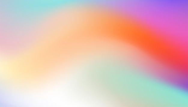 Vecteur abstrait coloré arc-en-ciel doux dégradé fond abstrait fluide texture technologie wallpape