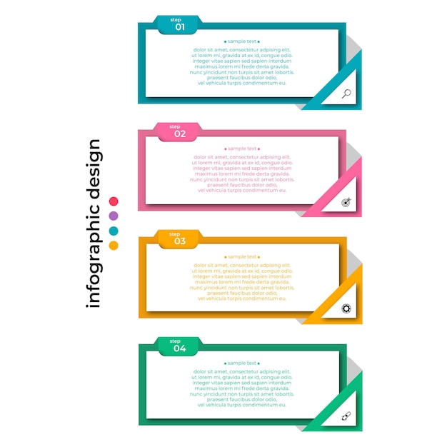 Vecteur D'affaires De Modèle D'infographie De Conception