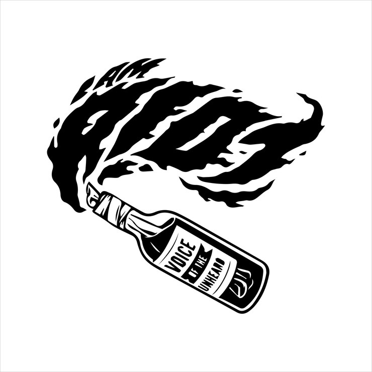 Vecteur vecteur d'art anti-émeute et bouteille de conception
