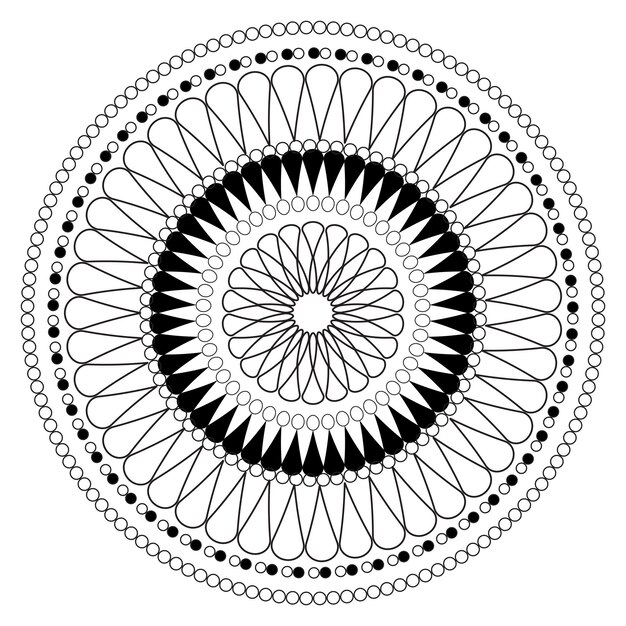 Vecteur D'art De Mandala