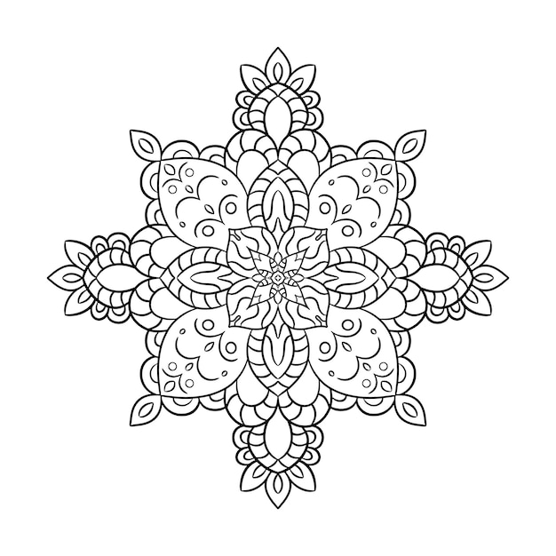 Vecteur D'art De Mandala