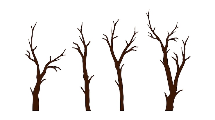 Vecteur vecteur de branche d'arbre