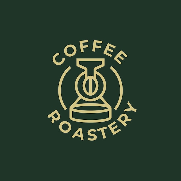 Vecteur vecteur de café de logo modifiable