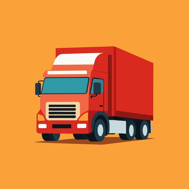 vecteur de camion de fret