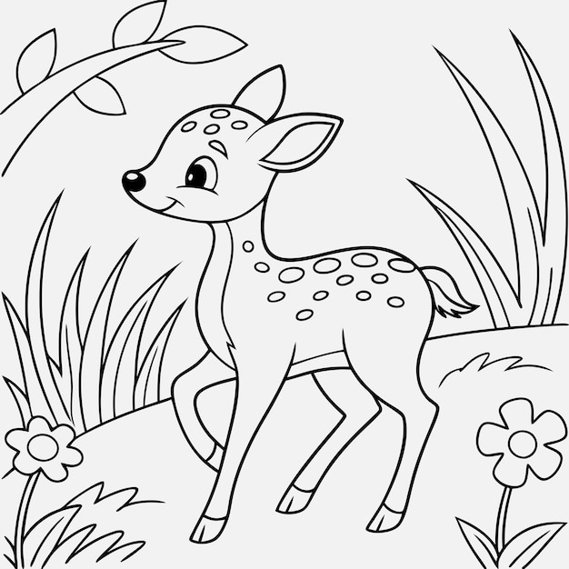 Vecteur de cerf