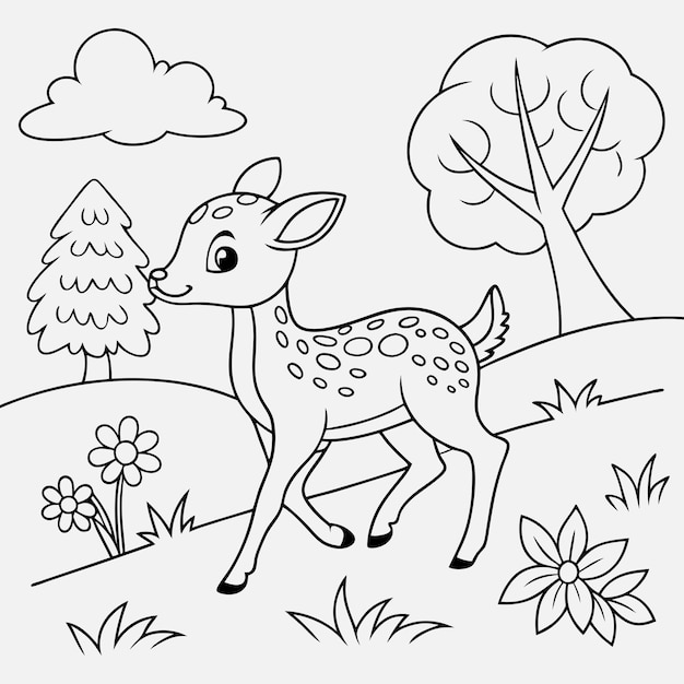Vecteur de cerf