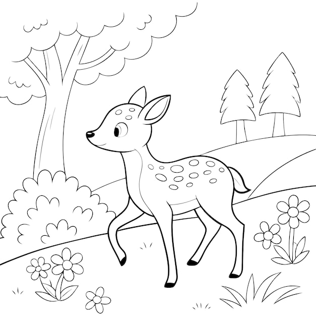 Vecteur de cerf