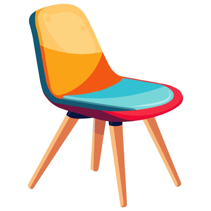 Vecteur vecteur de chaise bergre vecteur isolé sur fond blanc solide