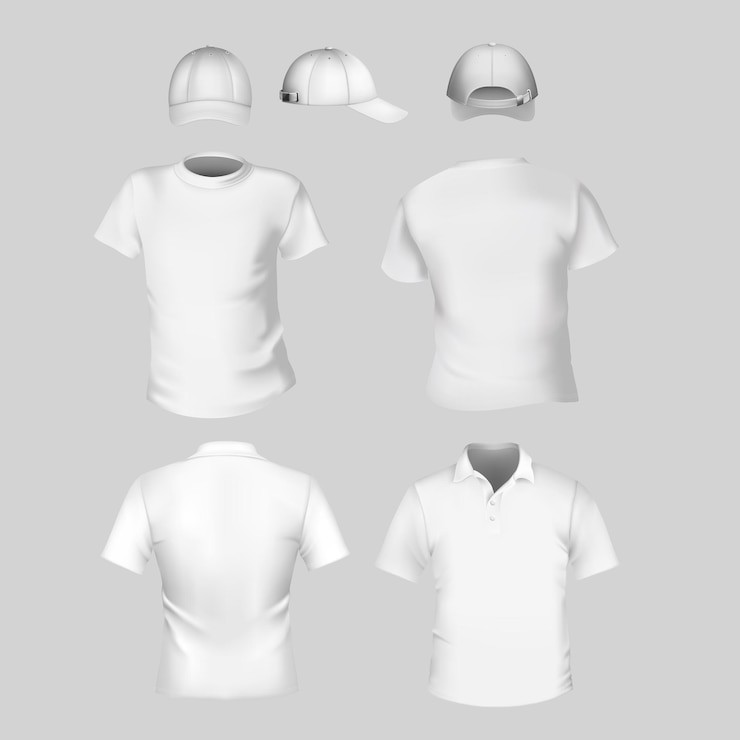 Vecteur vecteur de collection de t-shirt masculin illustration