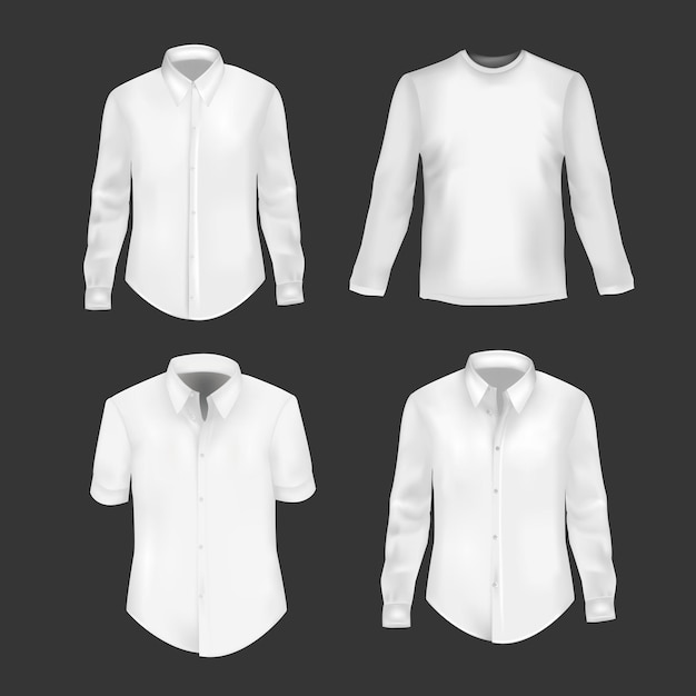 Vecteur de collection de t-shirt masculin Illustration