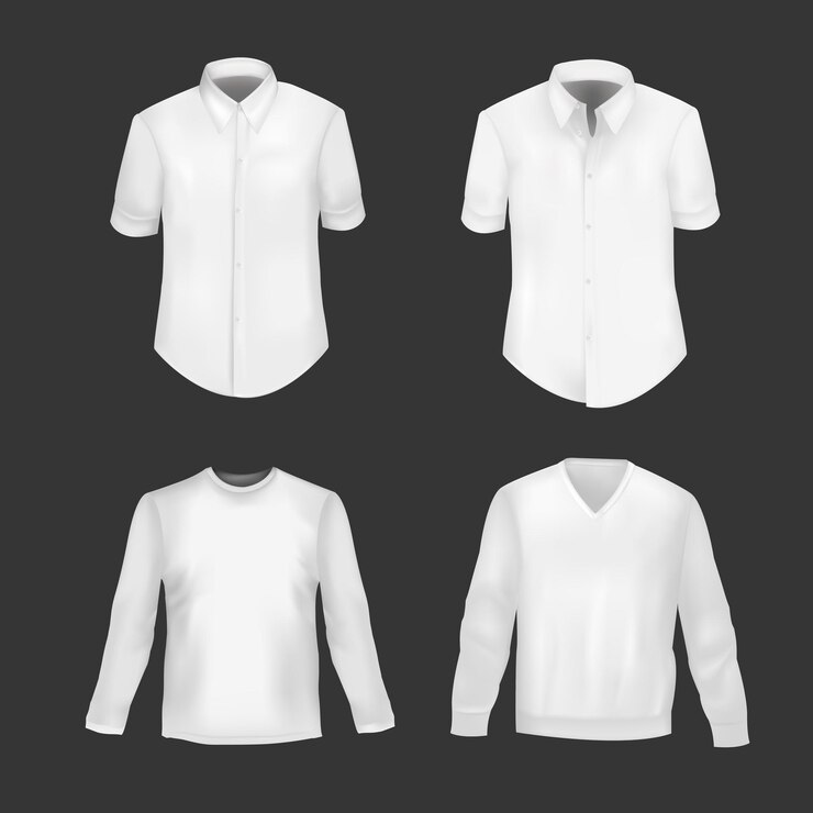 Vecteur vecteur de collection de t-shirt masculin illustration