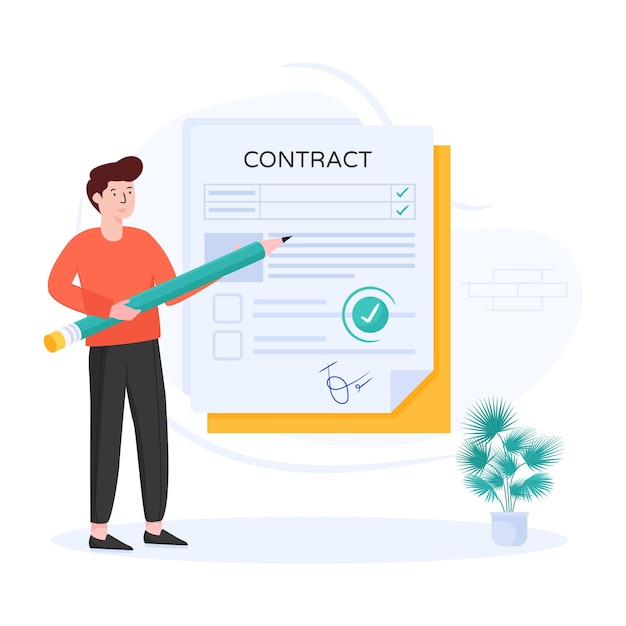 Un vecteur de conception créative de rapport de crédit