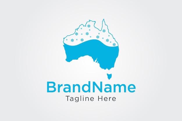 Vecteur De Conception Du Logo De La Thérapie De Bain De Glace En Australie