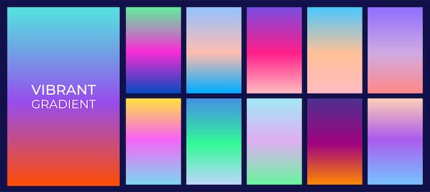 un vecteur de conception du paquet de gradient