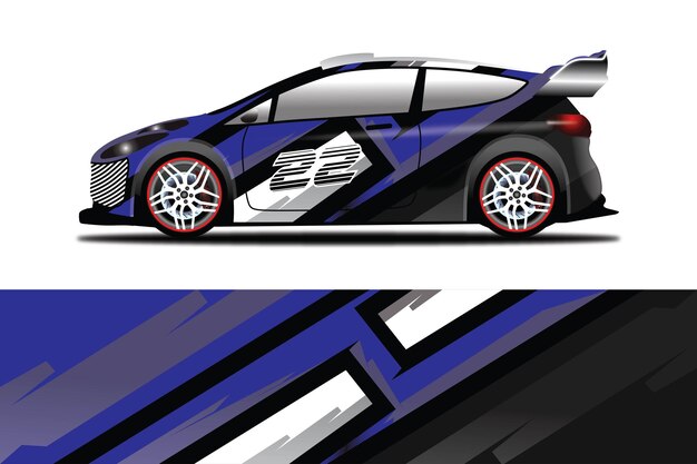 Vecteur De Conception D'enveloppe De Décalcomanie De Voiture