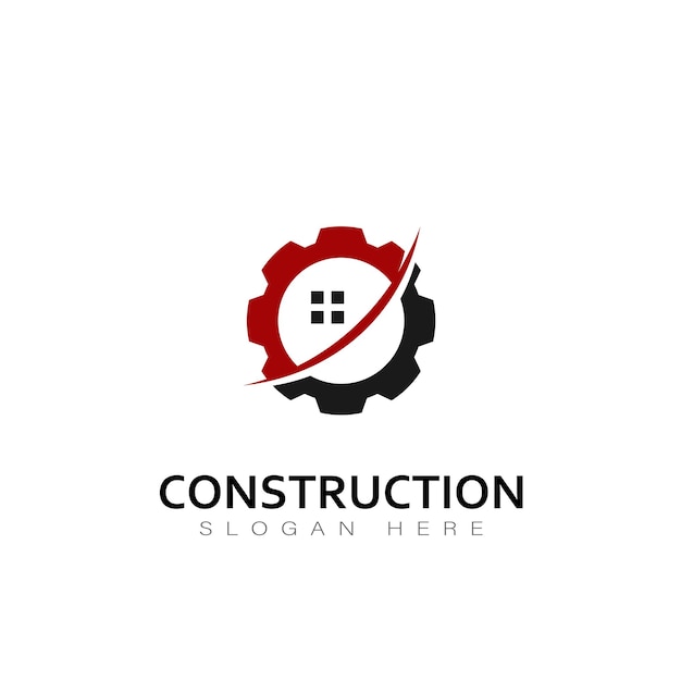 Vecteur De Conception D'icône De Logo De Bâtiment De Construction
