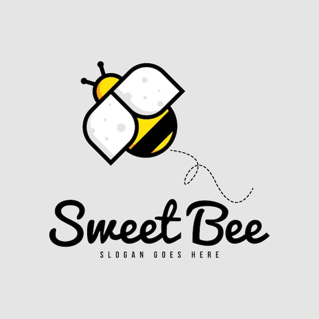 Vecteur De Conception De Logo D'abeille