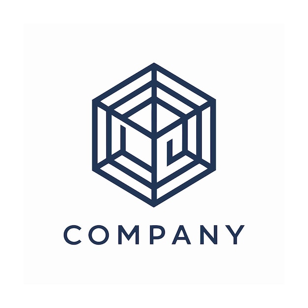 Vecteur de conception de logo créatif et élégant, abstrait et minimaliste pour toute entreprise de marque