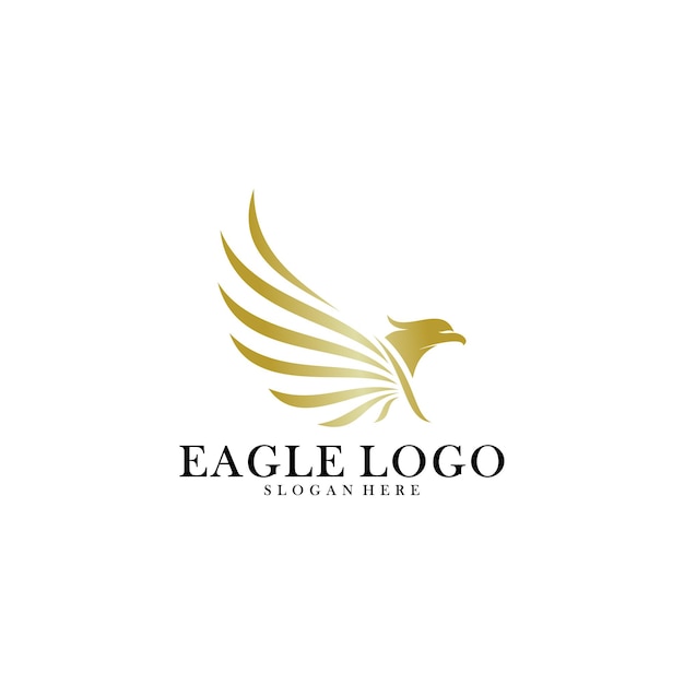 Vecteur De Conception De Logo Eagle, Concept De Logo Phoenix, Modèle De Logo Simple Eagle, Symbole D'icône, Conception Créative