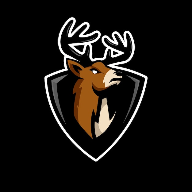 Vecteur De Conception De Logo Esport Cerf