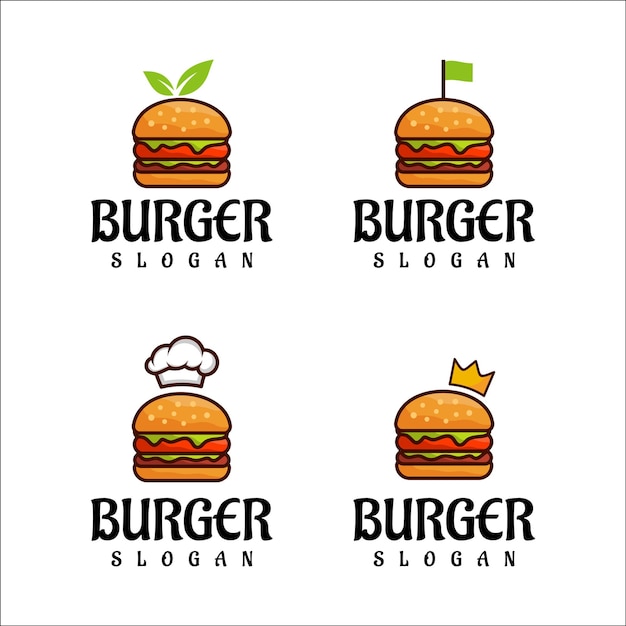 Vecteur De Conception De Logo De Hamburger