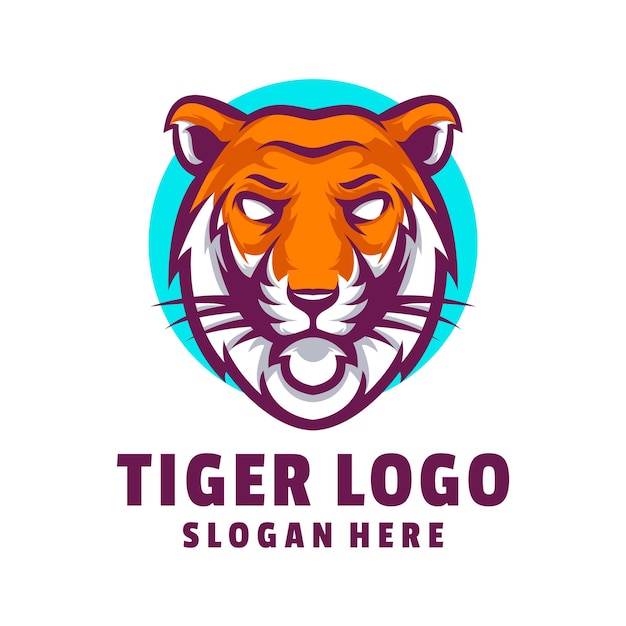 Vecteur De Conception De Logo De Tigre