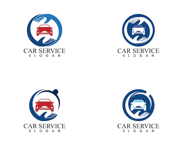 Vecteur De Conception De Logo De Voiture Auto Service