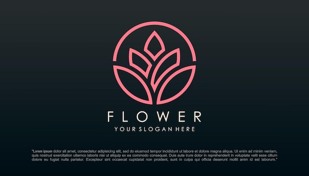 Vecteur De Conception De Logo De Yoga Fleur De Lotus