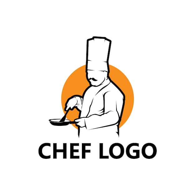 Vecteur De Conception De Modèle De Logo De Chef