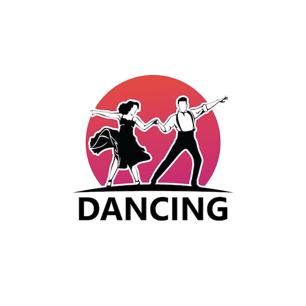 Vecteur De Conception De Modèle De Logo De Danse