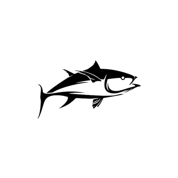 Vecteur de conception de modèle de logo de poisson