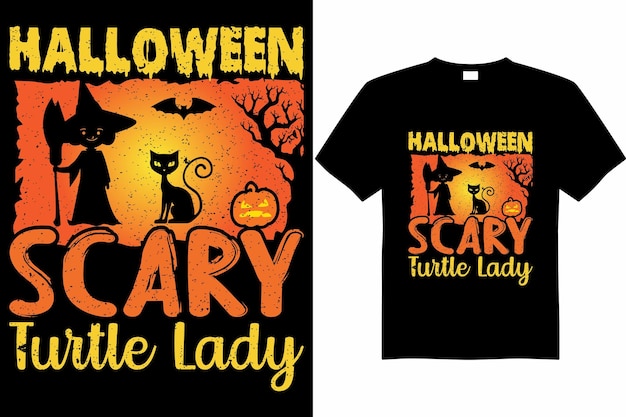 Vecteur De Conception De T-shirt D'halloween, Illustration De T-shirt D'halloween