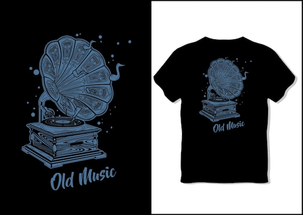 Vecteur De Conception De Tshirt De Musique Vintage